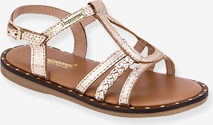 LES TROPEZIENNES Sandalen Baps goud