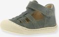 NATURINO Halfopen baby boots saliegroen