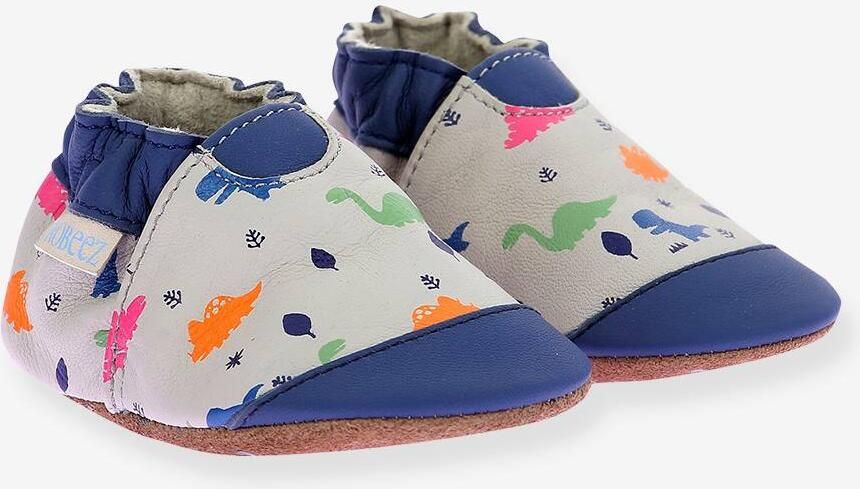 ROBEEZ Zachte leren slofjes voor baby's BLUDINO 974800 blauw