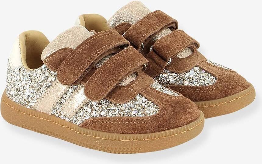 SHOO POM Yuzu Lo klittenbandsneakers kameel