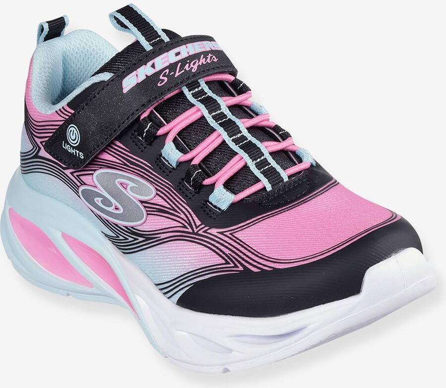 SKECHERS Cosmic Glow S-lights lichtgevende baskets zwart - Foto 2