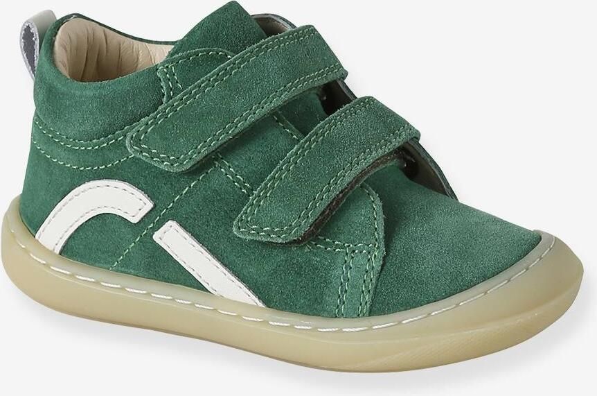 VERTBAUDET Babyslofjes van zacht leer met antislip veel groen - Foto 2