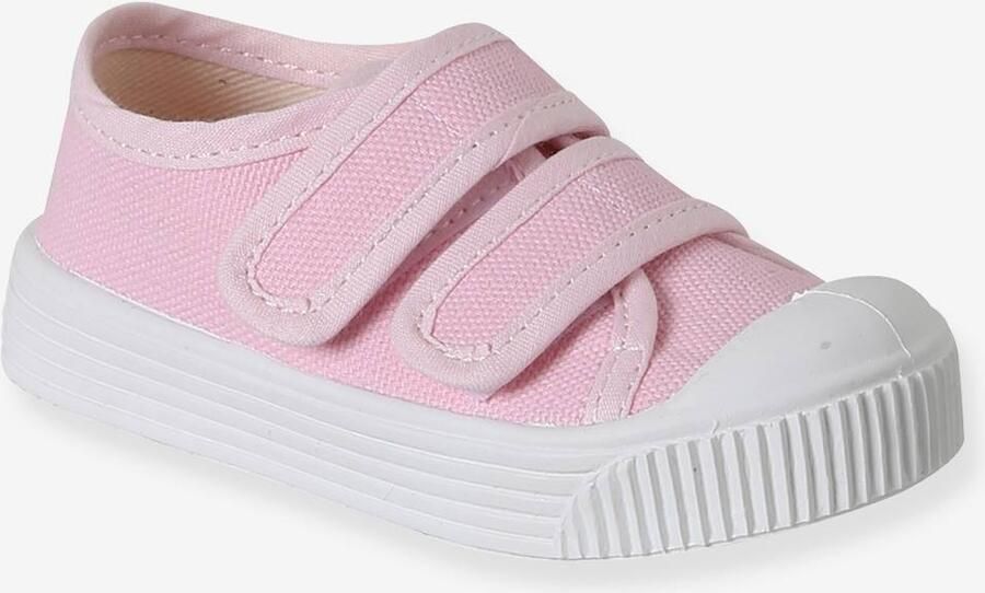 VERTBAUDET Canvas babysneakers met klittenband Gemaakt in Frankrijk rozen