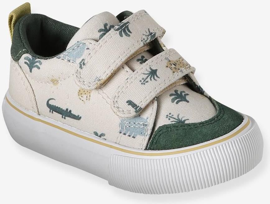 VERTBAUDET Canvast babysneakers met klittenband veel beige - Foto 2