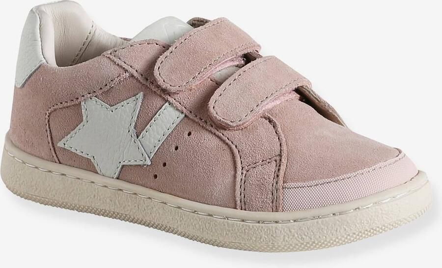VERTBAUDET Gekraakte leren kindertasjes kleutercollectie lichtroze