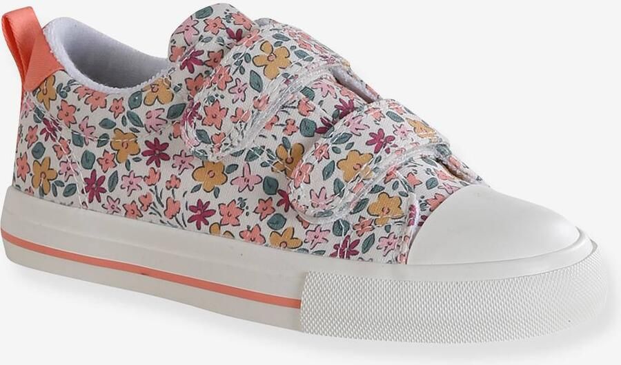 VERTBAUDET Gekrabbelde bloe den voor kinderen kleutercollectie roze bedrukt