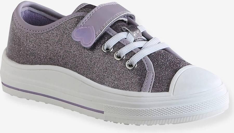 VERTBAUDET Gestoffeerde en klittenband kinderschoenen collectie kleuterschool lila