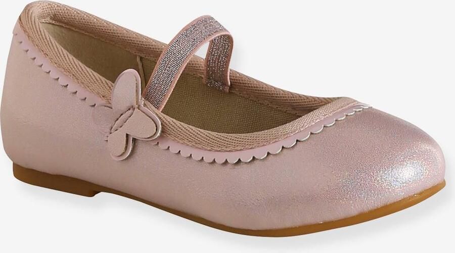 VERTBAUDET Glinsterende ballerina's voor kinderen collectie kleuterschool lichtroze