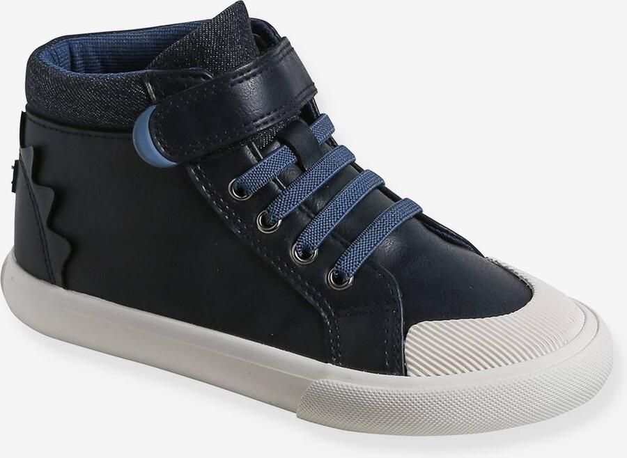 VERTBAUDET Hoge sneakers kleutercollectie marineblauw