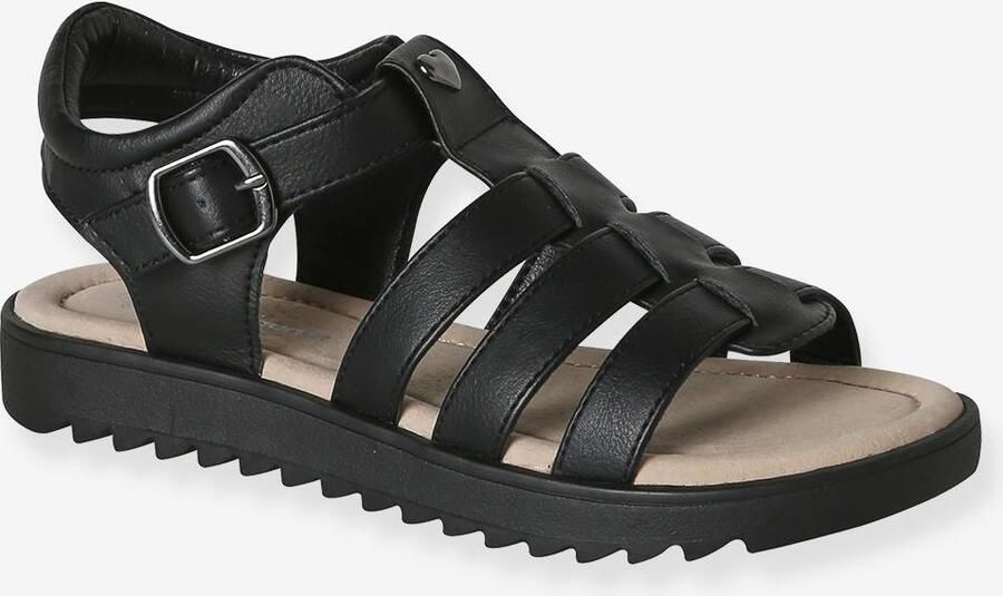 VERTBAUDET Kindersandalen met meerdere bandjes zwart
