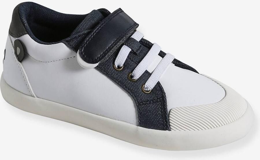 VERTBAUDET Kinderschoenen met elastische veters kleutercollectie wit