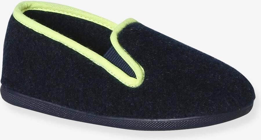 VERTBAUDET Kinderschoentjes van velours met elastiek blauw - Foto 2