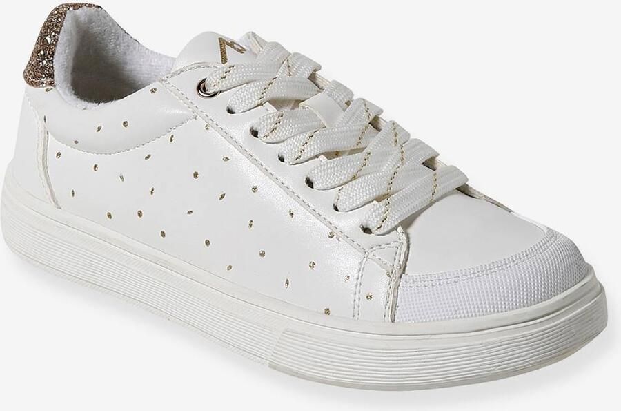 VERTBAUDET Kindersneakers met gouden details wit bedrukt - Foto 2