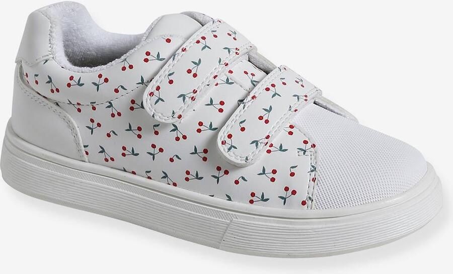 VERTBAUDET Klittenband sneakers meisje wit bedrukt - Foto 2