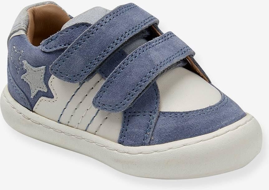 VERTBAUDET Leren babysneakers met klittenband ecru
