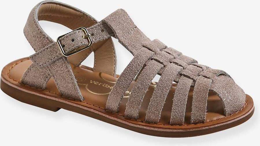 VERTBAUDET Leren kindersandalen kleutercollectie goud - Foto 2