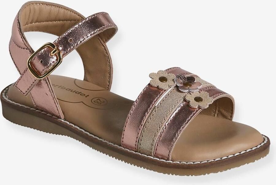 VERTBAUDET Leren kindersandalen kleutercollectie okergeel - Foto 2