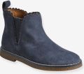VERTBAUDET Leren meisjeslaarzen marineblauw - Marineblauw