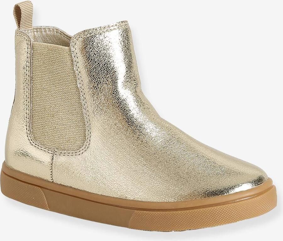 VERTBAUDET Meisjesboots met rits goud - Foto 2