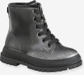 VERTBAUDET Meisjesboots met veters en rits zilver - Zilver