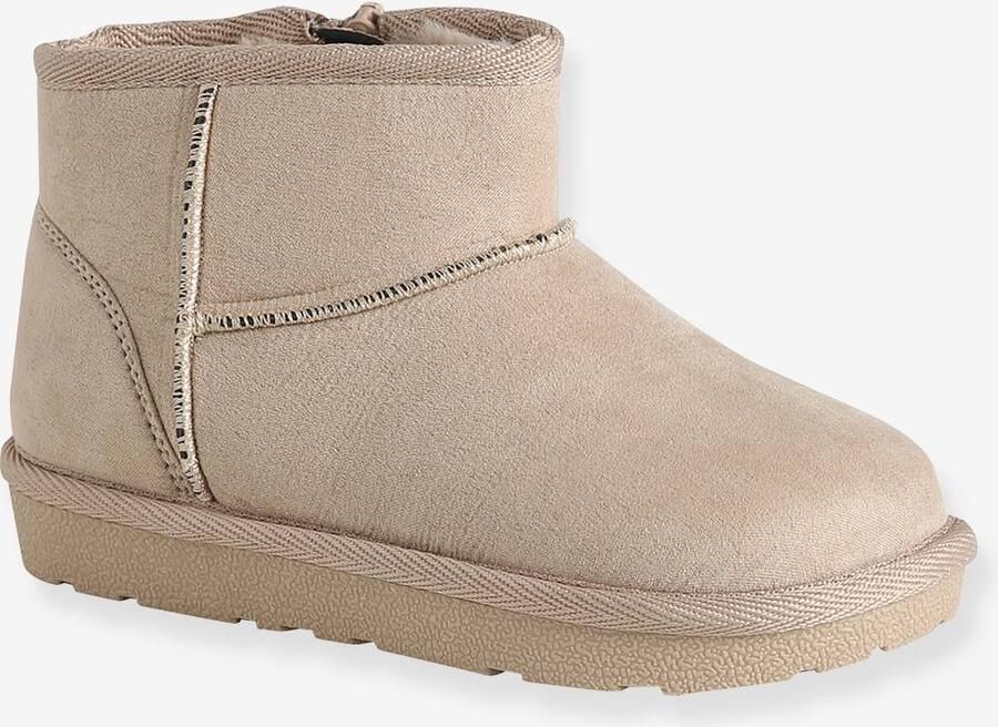 VERTBAUDET Meisjeslaarsjes met rits taupe