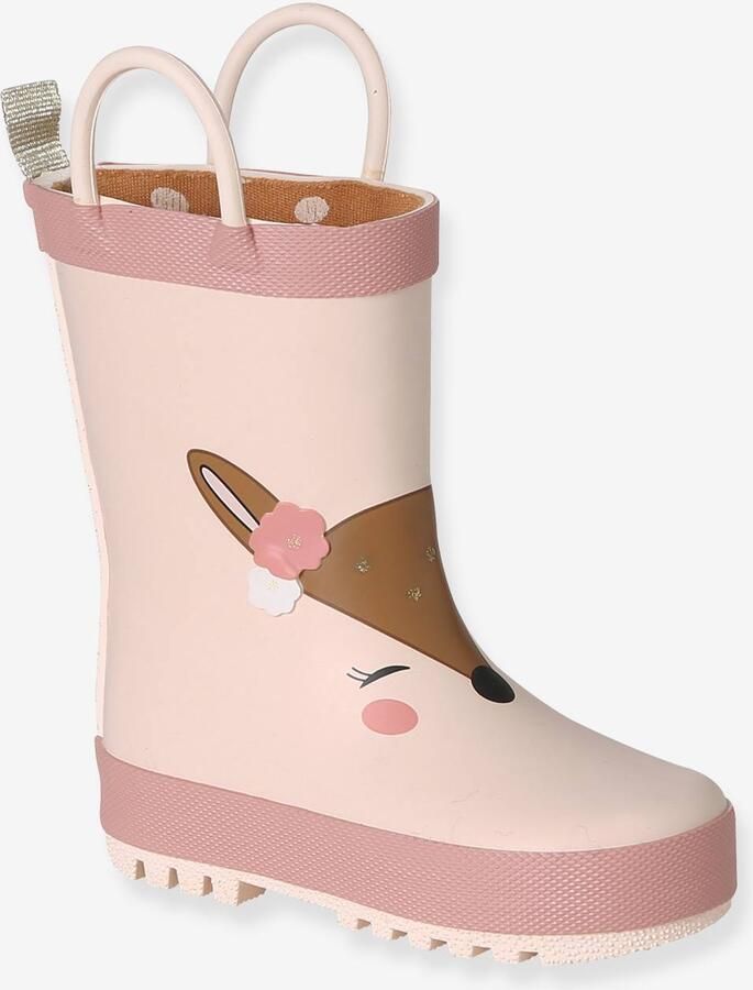 VERTBAUDET Regenlaarzen met motief voor baby's beige