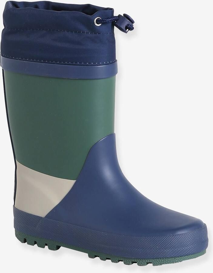 VERTBAUDET Regenlaarzen voor jongens marineblauw