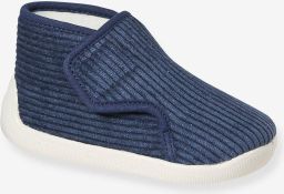 VERTBAUDET Ribfluwelen babyslofjes marineblauw