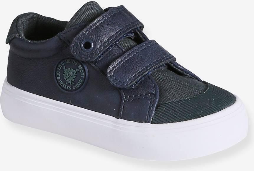 VERTBAUDET Sneakers met klittenband jongensbaby marineblauw