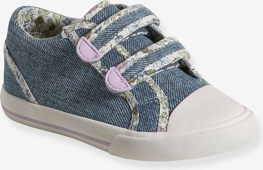 VERTBAUDET Sneakers met klittenband kleutercollectie jeansblauw