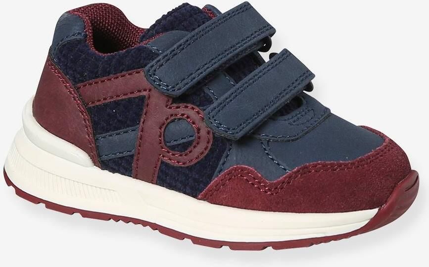 VERTBAUDET Sneakers met klittenband voor jongens veel blauw