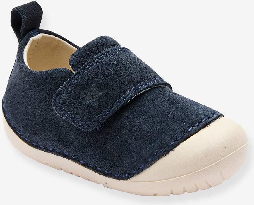 VERTBAUDET Soepele babyslofjes met klittenband marineblauw