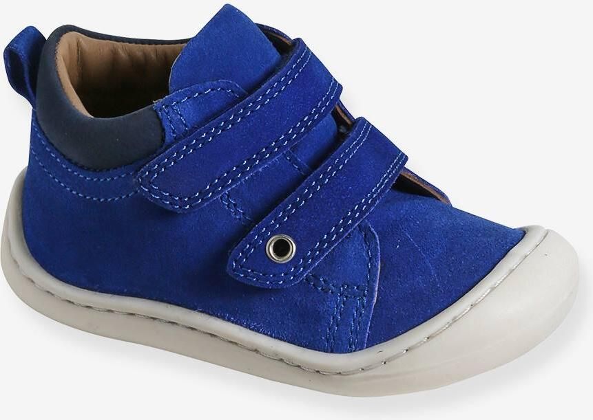VERTBAUDET Soepele leren laarsjes voor de eerste stapjes van baby's felblauw - Foto 2