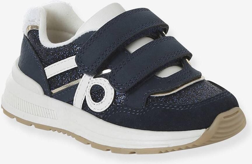VERTBAUDET Sportieve sneakers voor meisjes marineblauw