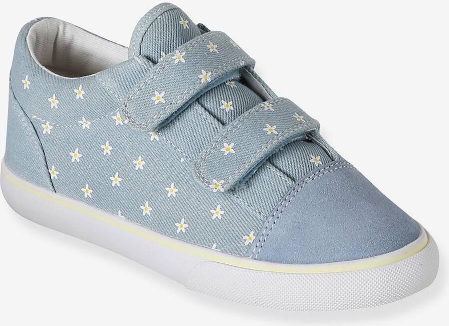 VERTBAUDET Synthetische baskets voor baby's met klittenband jeansblauw - Foto 2