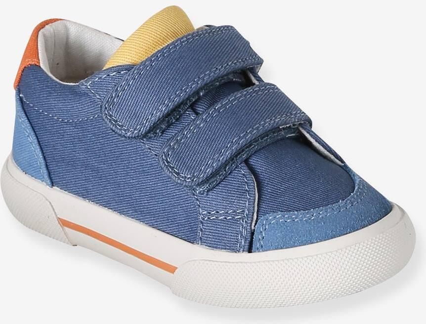 VERTBAUDET Synthetische baskets voor baby's met klittenband veel blauw - Foto 2