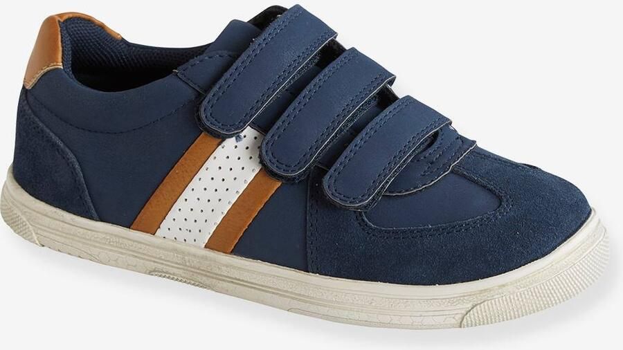 VERTBAUDET Tennisschoenen met klittenband voor jongens navy - Foto 2