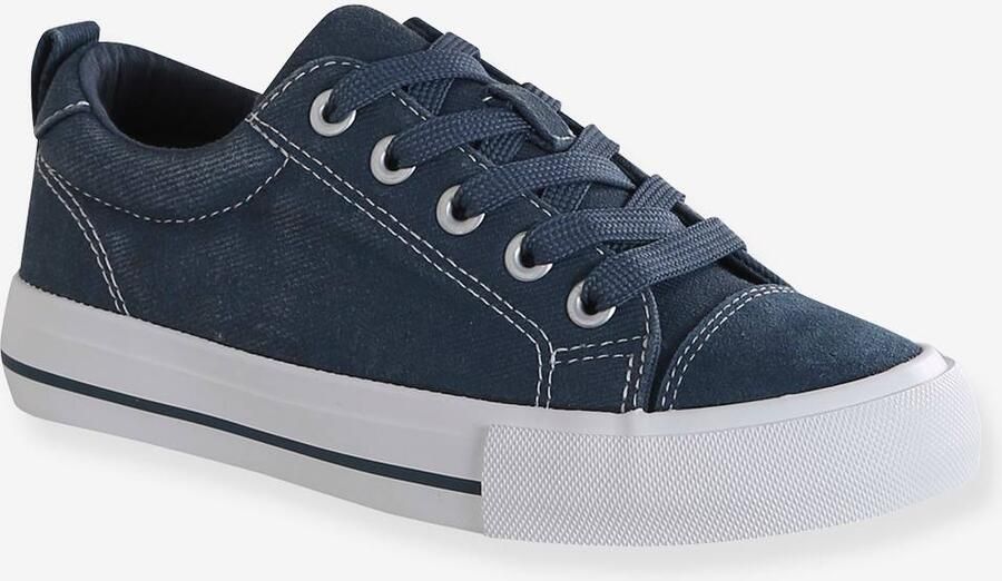 VERTBAUDET Vintage geknoopte en geritste kinder den marineblauw