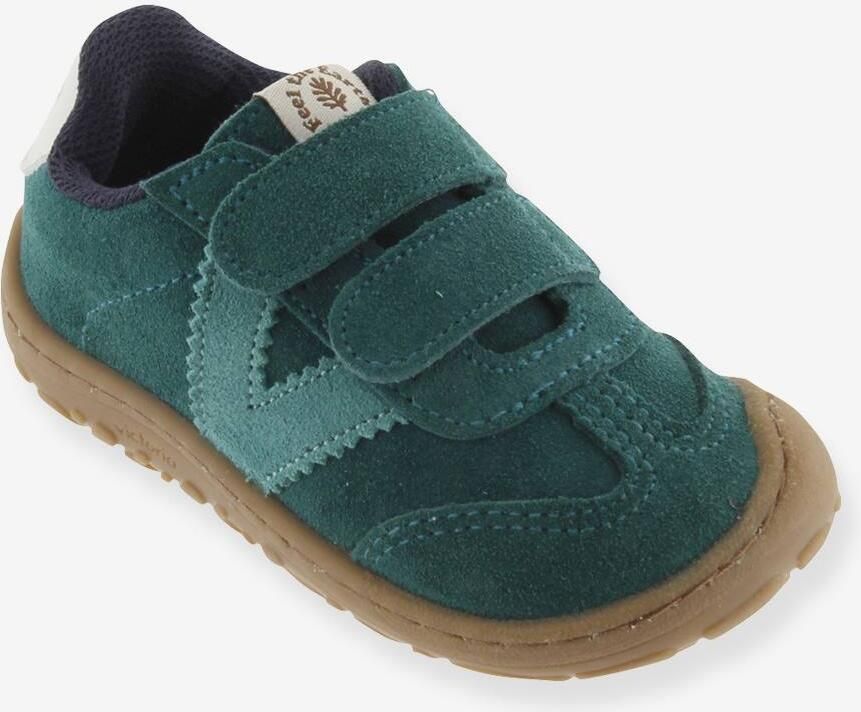 VICTORIA Bosco Barefoot baskets met klittenband groen