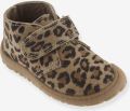 VICTORIA Bosco Barefoot leren hoge schonen met klittenband bruin - Bruin