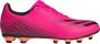 Adidas X Ghosted.4 Gras Kunstgras Voetbalschoenen (FxG) Roze Zwart Oranje - Thumbnail 2