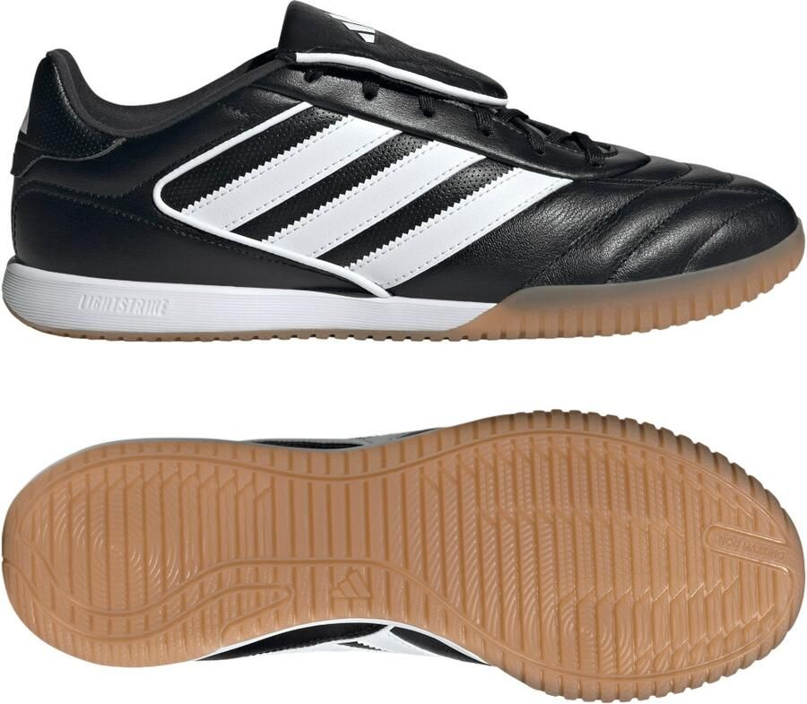 Adidas Copa Gloro 2 Zaalvoetbalschoenen (IN) Zwart Wit Bruin