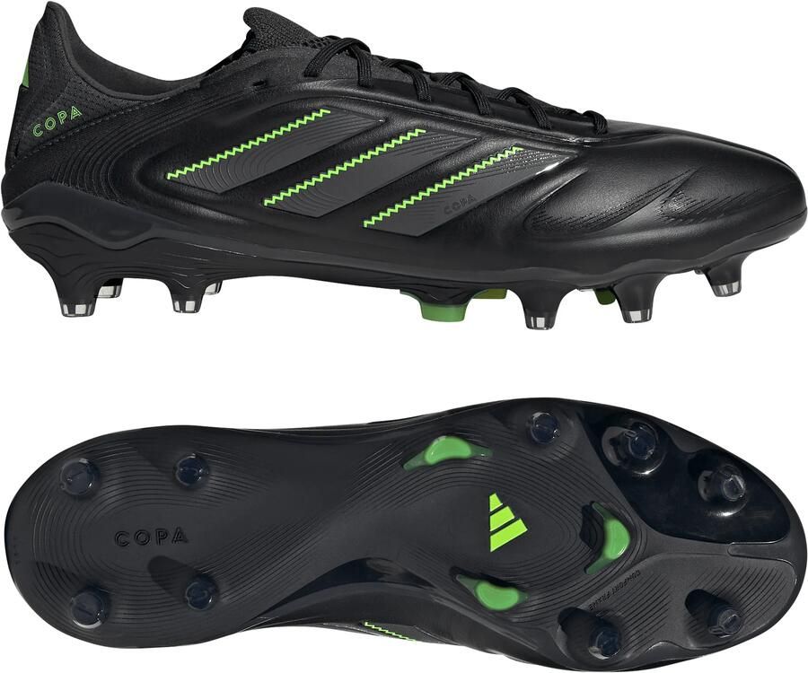 Adidas Copa Pure III Elite Gras Voetbalschoenen (FG) Zwart Donkergrijs Groen - Foto 2