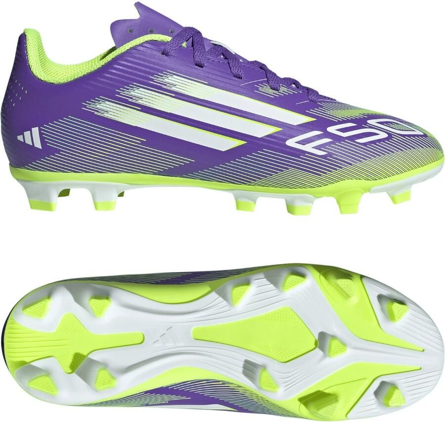 Adidas Perfor ce F50 Club Stevige Multi-Ground Voetbalschoenen Kids Kinderen Paars - Foto 2