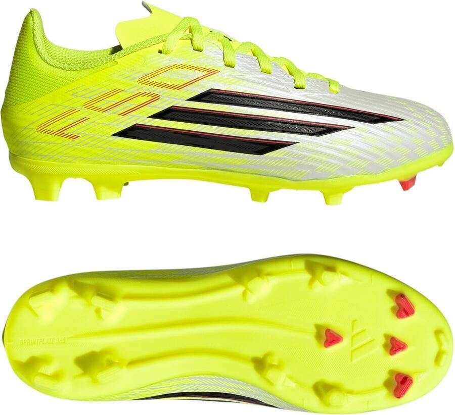 Adidas Perfor ce F50 League Firm Ground Multi Ground Voetbalschoenen Kids Kinderen Geel - Foto 2