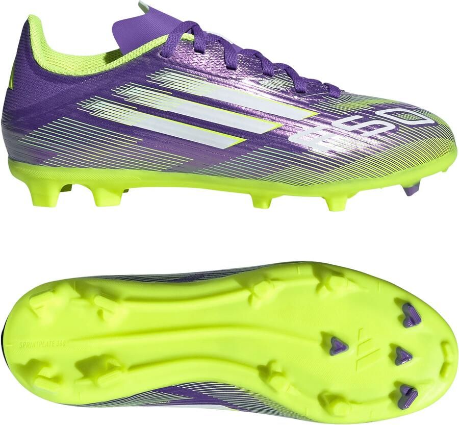 Adidas Perfor ce F50 League Firm Multi-Ground Voetbalschoenen Kids Kinderen Paars - Foto 2