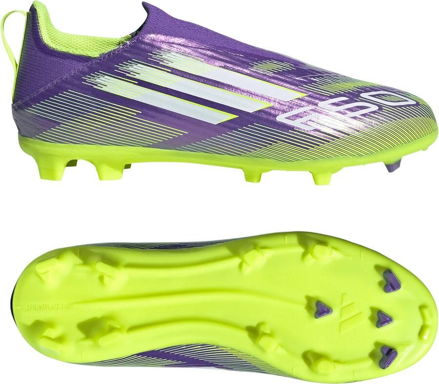 Adidas Perfor ce F50 League Veterloze Firm Multi-Ground voetbalschoenen Kids Kinderen Paars - Foto 2