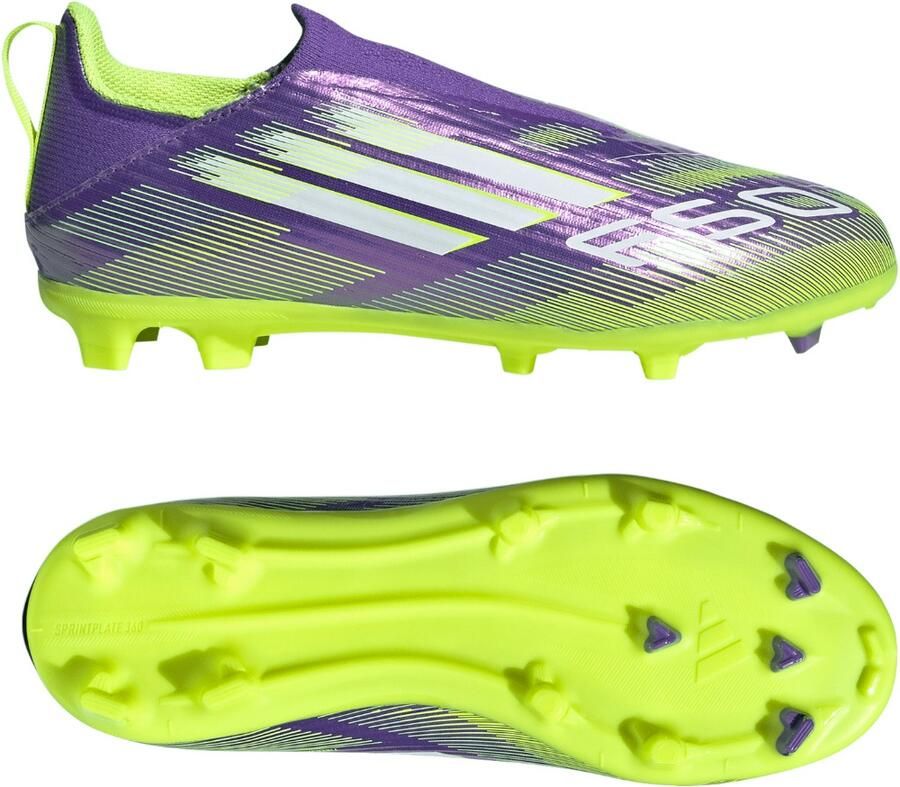 Adidas Perfor ce F50 League Veterloze Firm Multi-Ground voetbalschoenen Kids Kinderen Paars - Foto 2