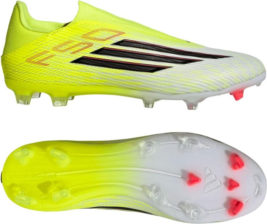 Adidas Perfor ce F50 LEAGUE Laceless Firm Ground Multi Ground Voetbalschoenen Unisex Geel - Foto 2