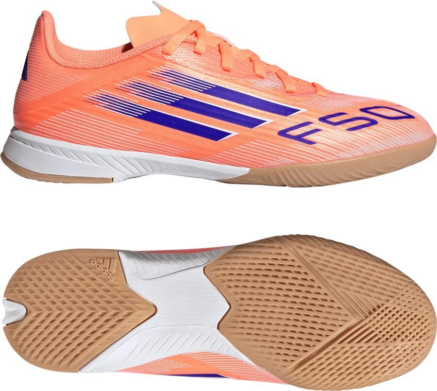 Adidas Perfor ce F50 League Indoor Voetbalschoenen Kids Kinderen Oranje